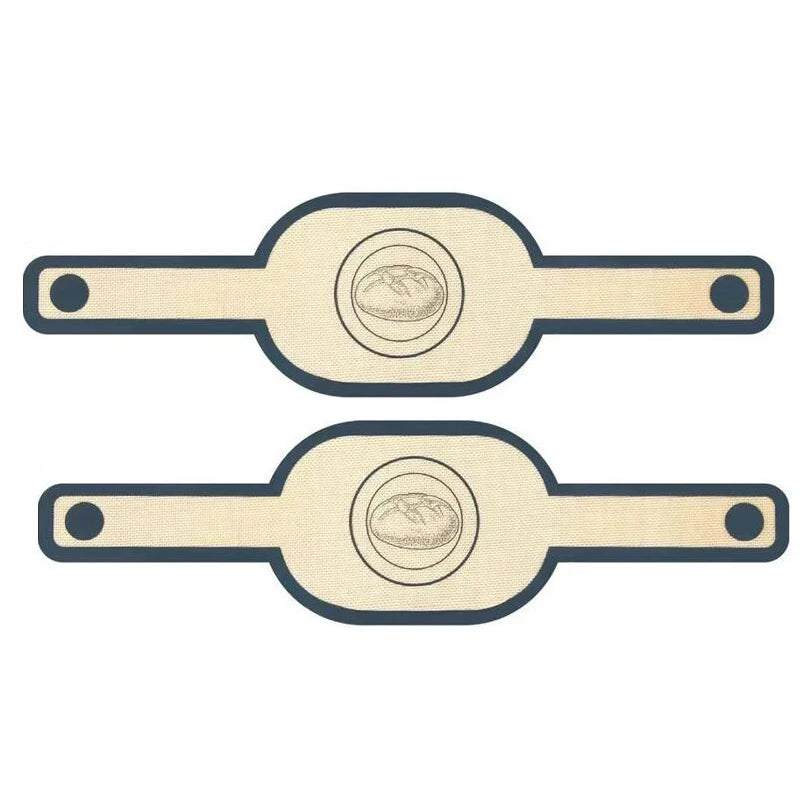 Silicone Bread Sling Mat for Dutch Oven Portable Long Handles Non-Stick Reusable Mat Easy Clean Sourdough Transfer