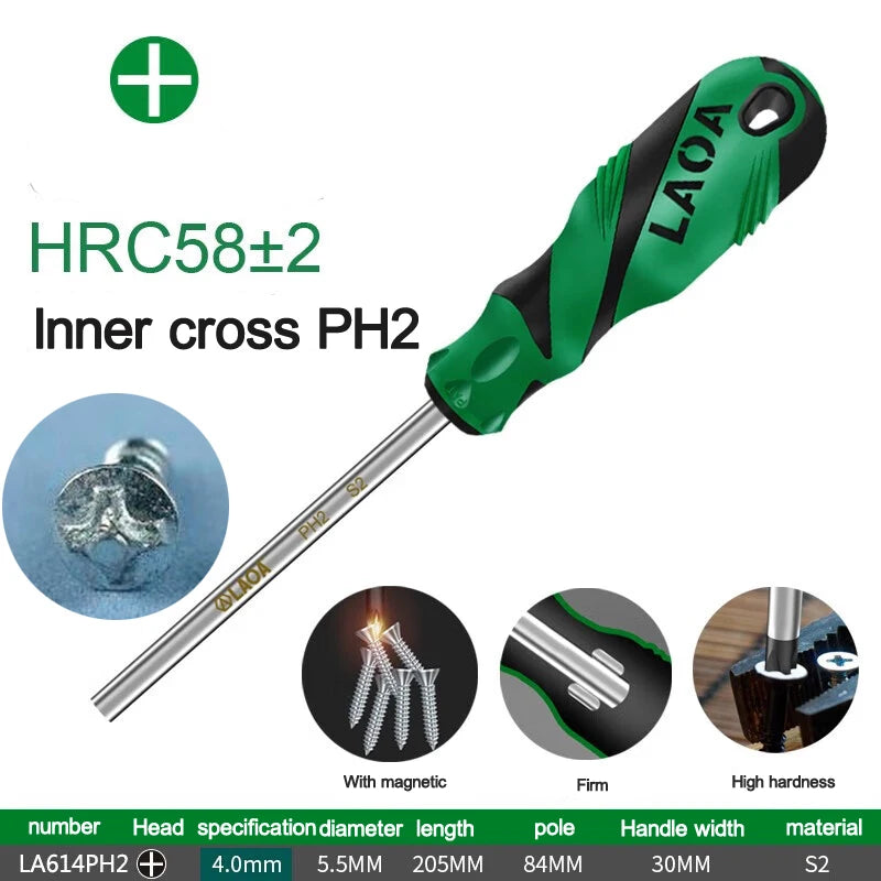 LAOA Special-shaped screwdriver Y-shaped U-shaped H triangle magnetic screwdriver socket screwdriver
