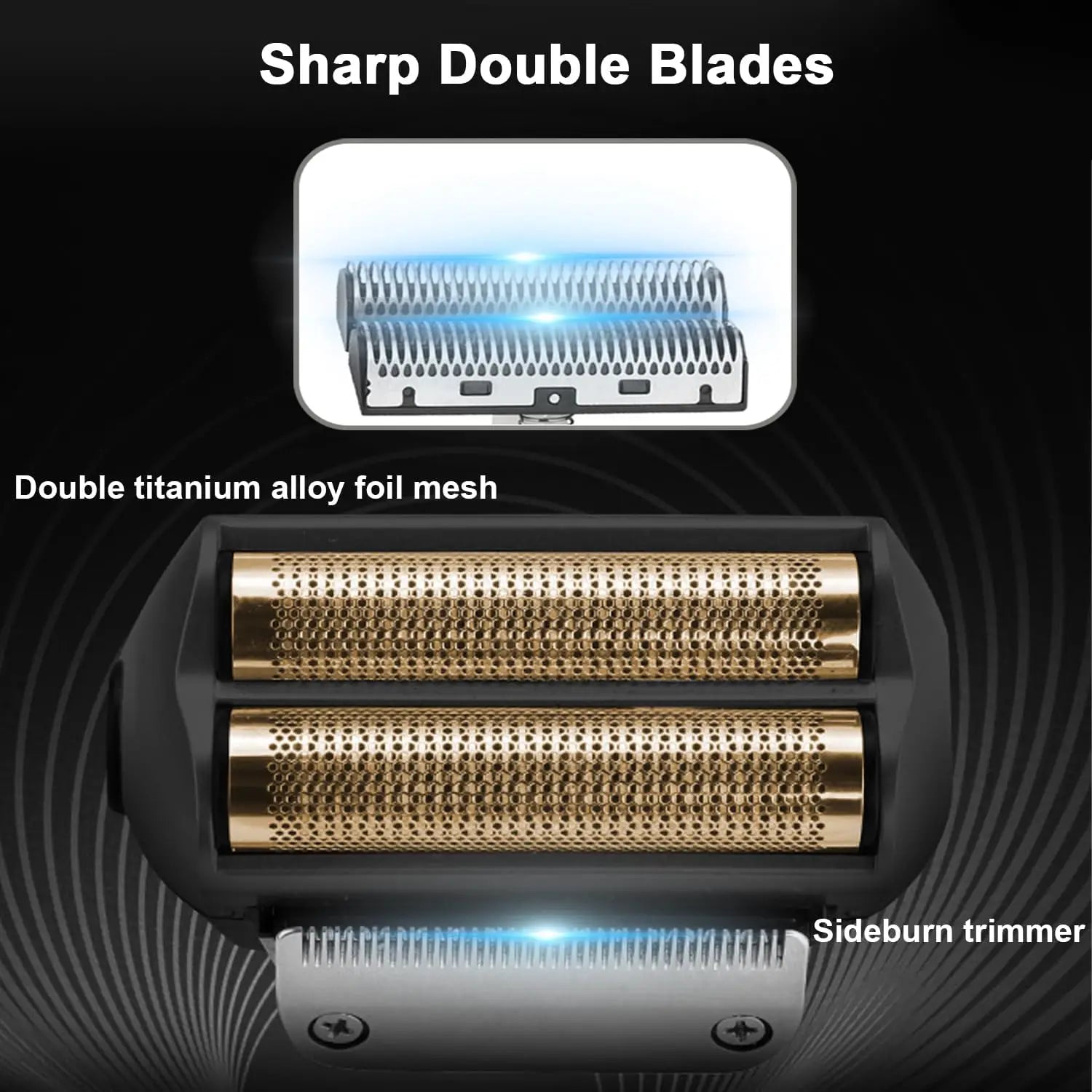 Kemei KM-2026 Original Electric Shaver Rechargeable Powerful Floating Razor Balds Head Shaving Machine for Men
