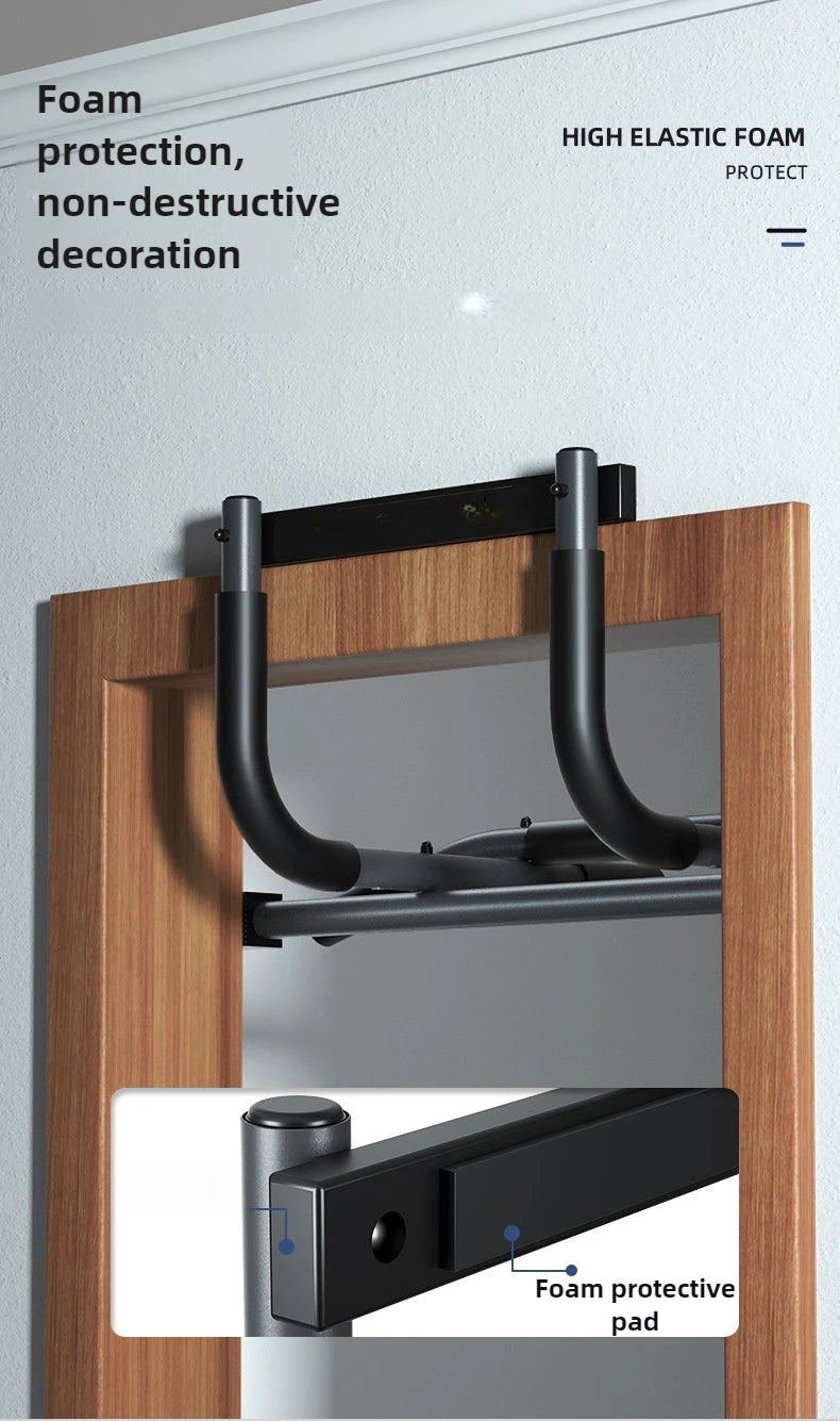 Door Frame Pull-up Bar Wall Mounted Door Pull-up Bar Pull-up Bar Multi-purpose Push-up Bar Indoor Home Gym Equipment