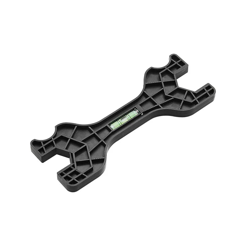 Multifunctional Dual Headed Wrench With Level Manual Tap Spanner Repair Plumbing Tools For Household Faucet Pipe And Toilet