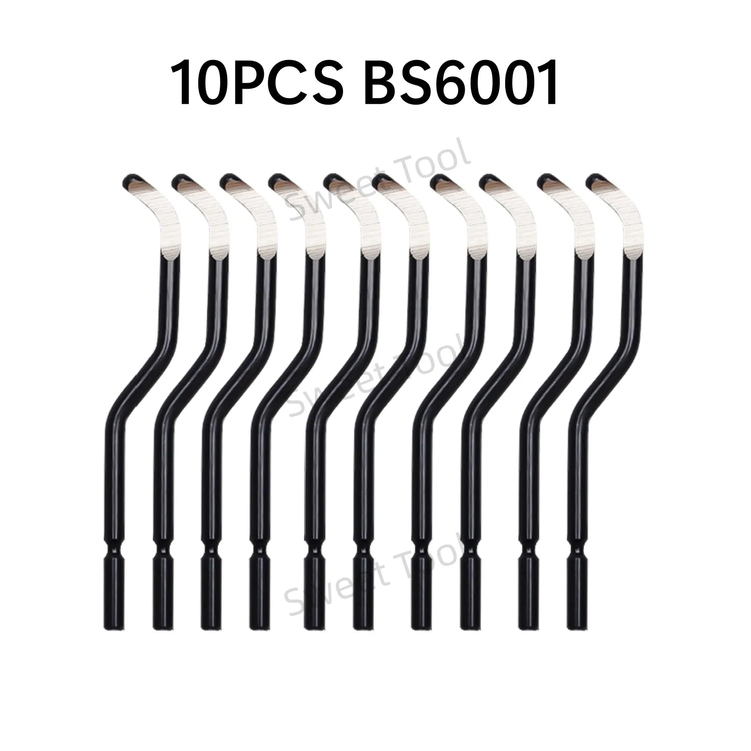 Deburring Tool Set RB1000 Black Metal Handle with 1/10/11 Swivel Blades for Metal PVC Plumbing 3D Printing Plastic Copper Resin