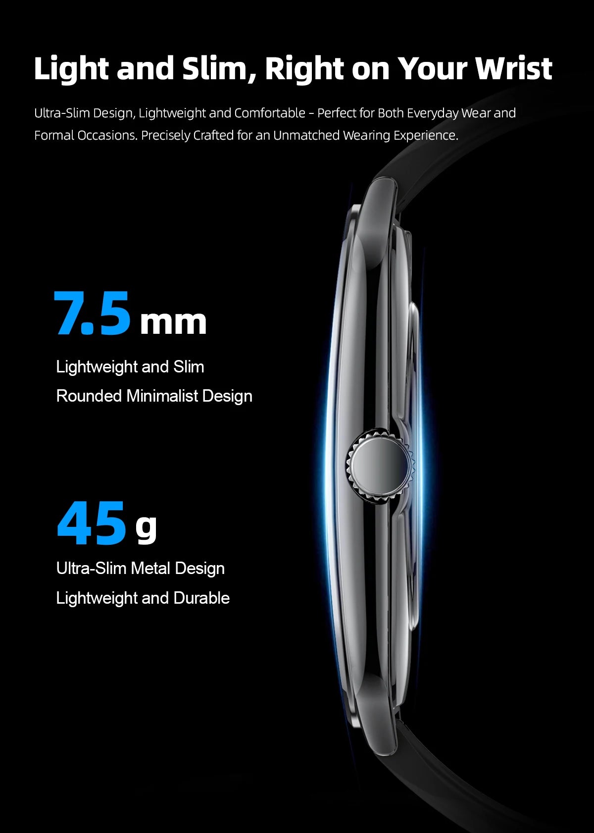 2026 New Ultra Thin AMOLED Smart Watch Men 386*448HD Screen Fashion Women Sports Bracelet BT Calling Waterproof Smartwatch gift