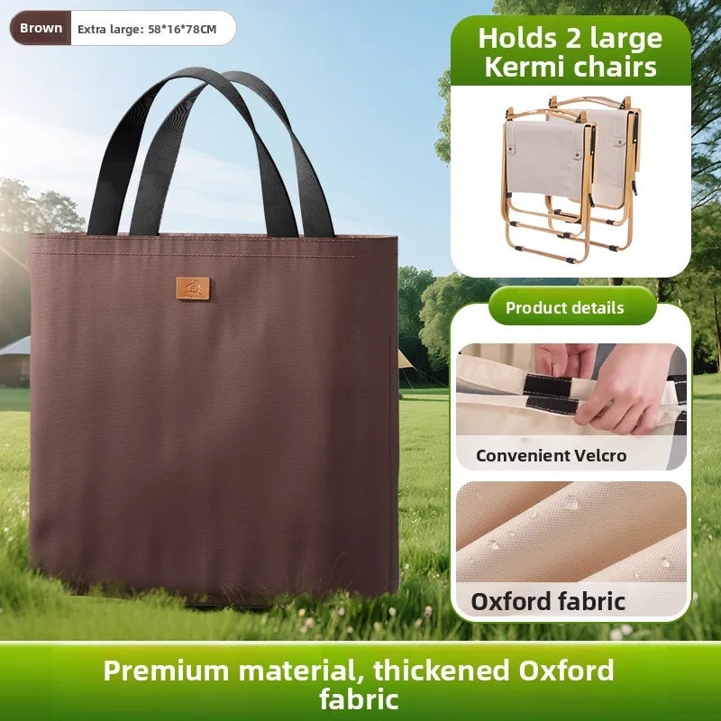 Thiened Ox Fabric Portable Folding Chair Storage Bag Outdoor Cam Carry Bag Durable Staing Chair Organizer