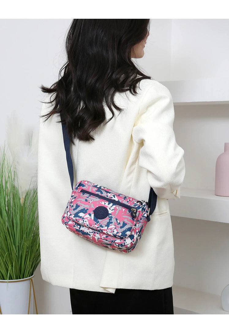 Waterproof Nylon Oxford Cloth Crossbody Bag Women's Single Shoulder Bag Versatile Durable Soft Casual Style Youth Fashion