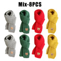 Kids Scarf Boys Girls Baby Winter Warm Scarf Women Knit Shawl Scarf Children Neck Collar Keep Warm Accessories Cheap Parent