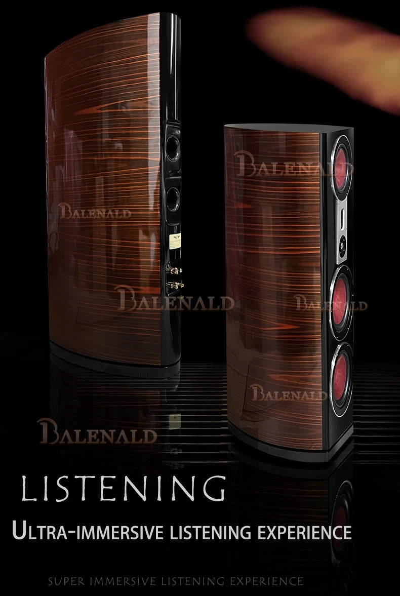 Balenald home theater system 298 floor-standing speaker hifi fever audio three-way dual 10-inch bass home speaker