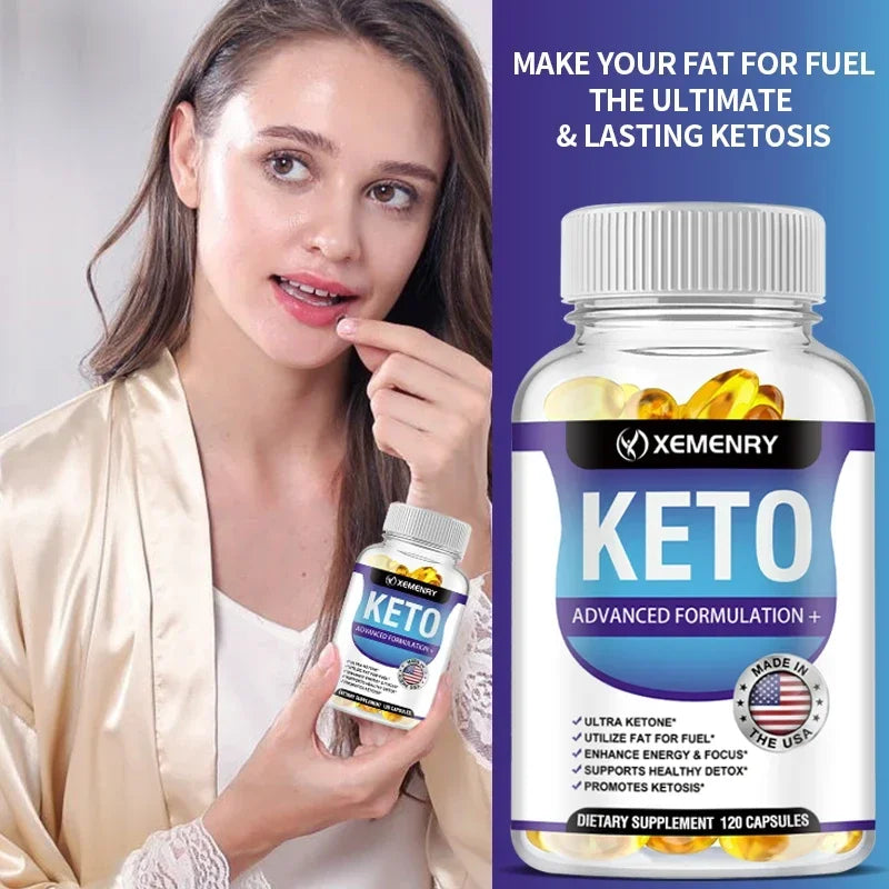 Keto Capsules - Weight & Fat Management, Burn Belly Fat, Detoxification, Digestion, Immunity