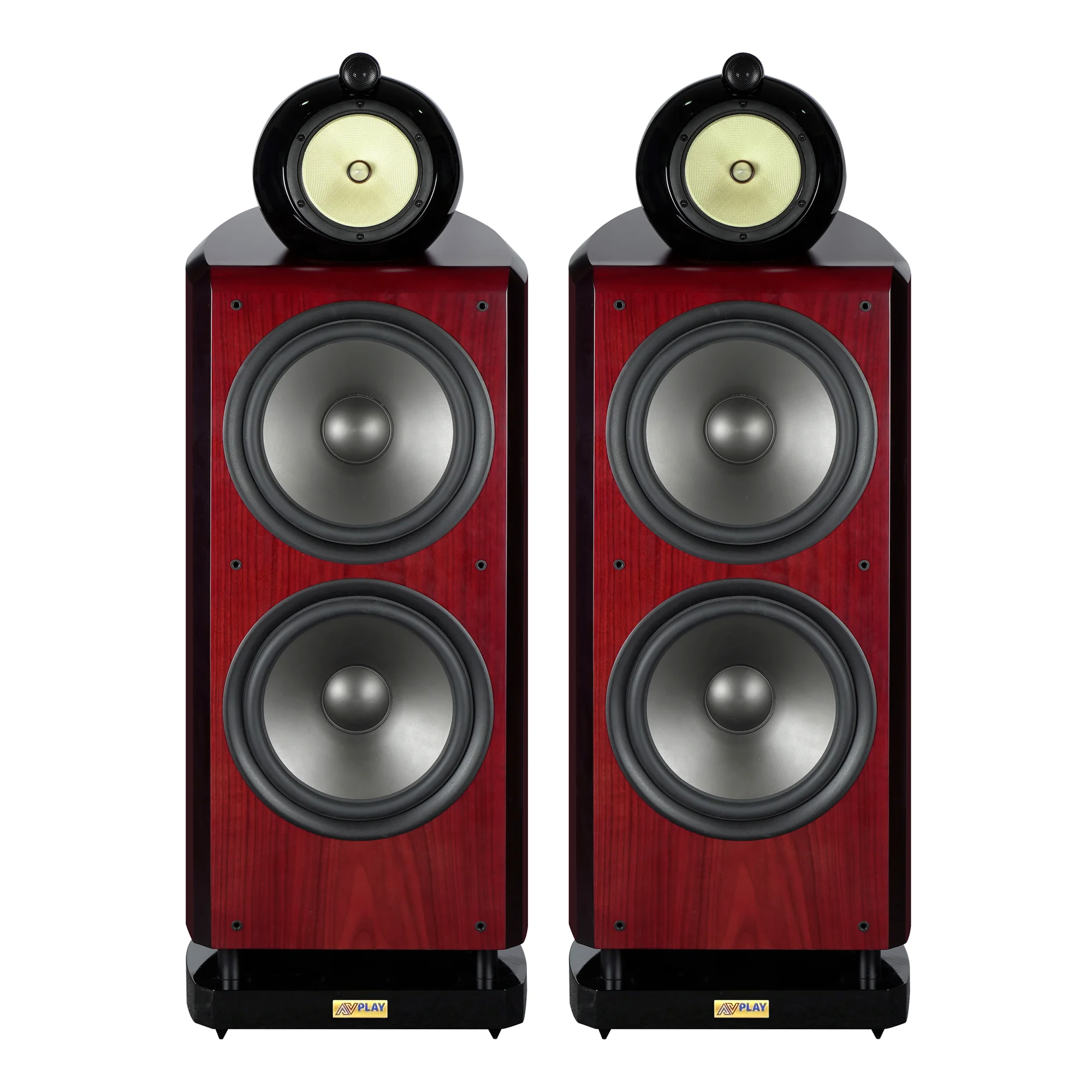New Version AVplay M212-BF 3-Way Dual 12-Inch Woofer HiFi Loudspeaker Sensitivity 89dB 100-500W /4ohm Horn midrange Speakers