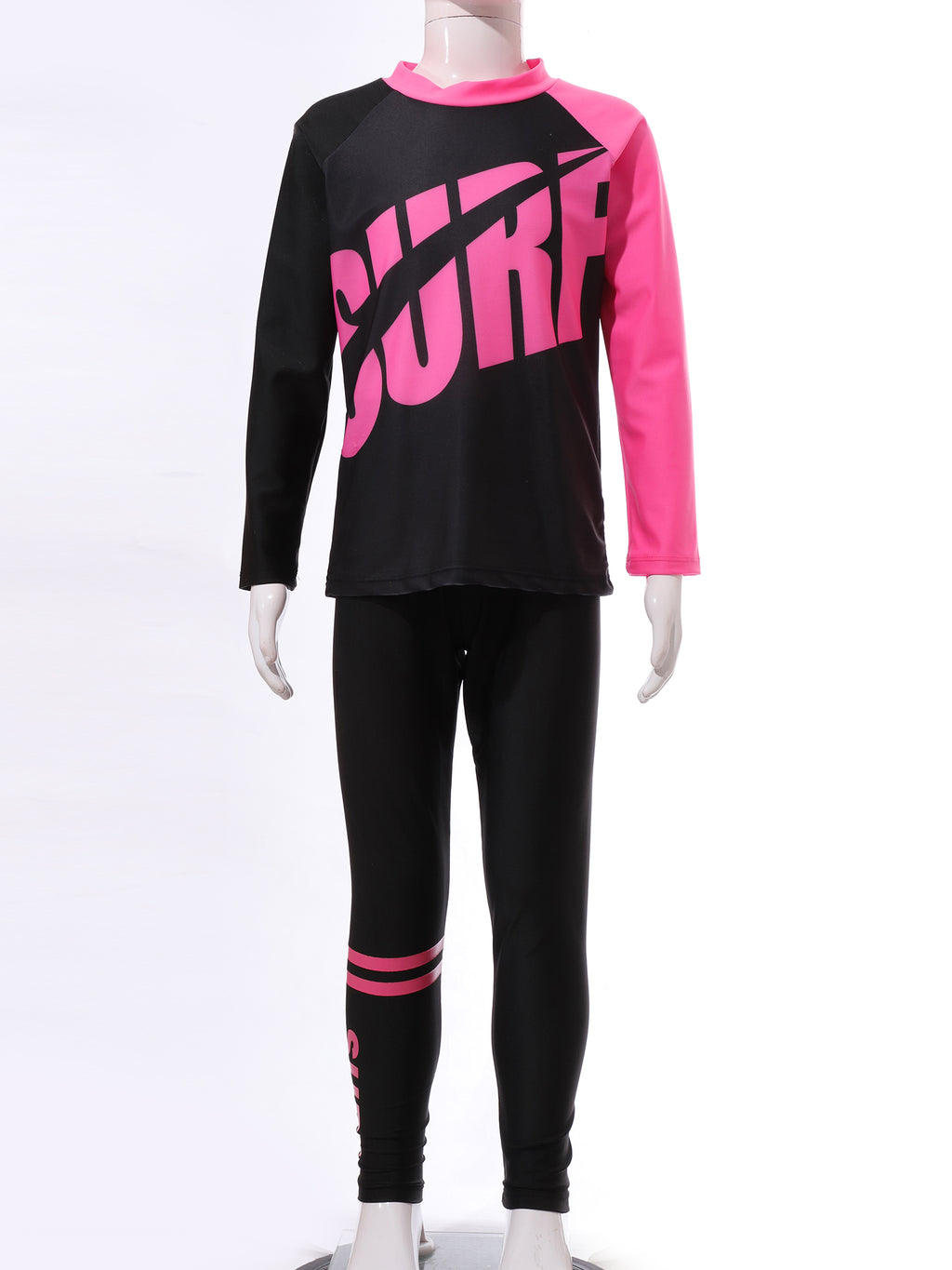Kids Rash Guard Swimwear 3 Piece Swimming Sets Quickly Dry Swimsuit Sun Protection Long Sleeve Top+Shorts+Pants Swim Outfits