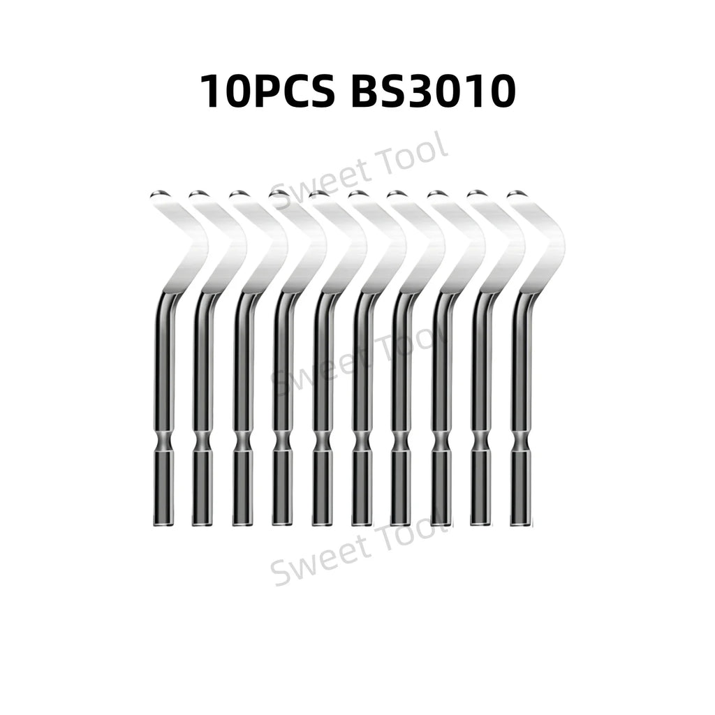 Deburring Tool Set RB1000 Black Metal Handle with 1/10/11 Swivel Blades for Metal PVC Plumbing 3D Printing Plastic Copper Resin