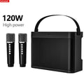 #20W Powerful Wireless Portable Dual Microphones Bluetooth Speaker Hifi Stereo Family Party Karaoke Subwoofer Boombox gifts 2026