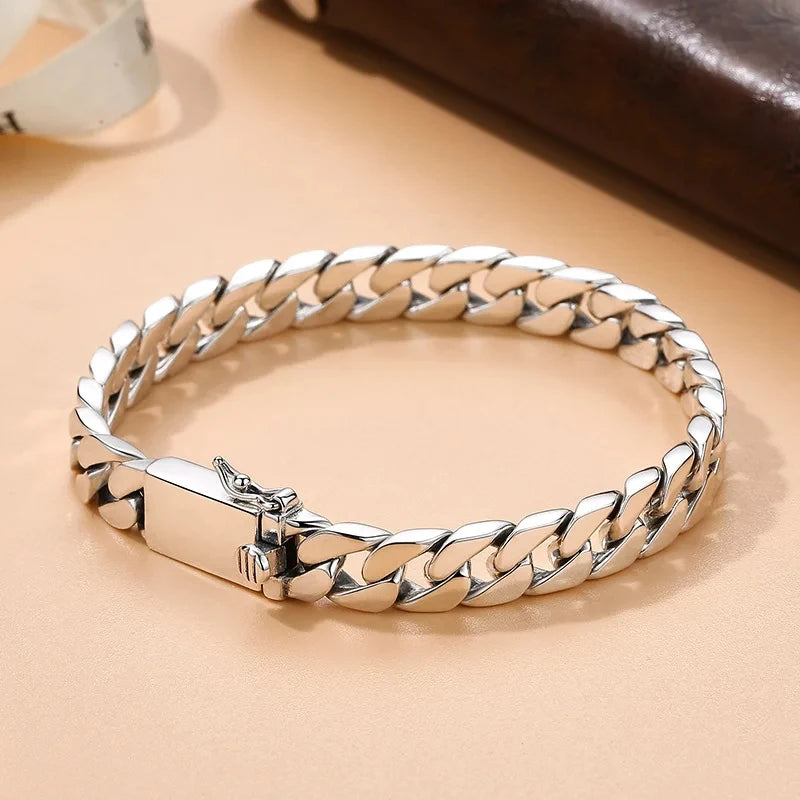 925 Silver Chains Original Certified Cuban Chain Authentic 925 Silver Necklace