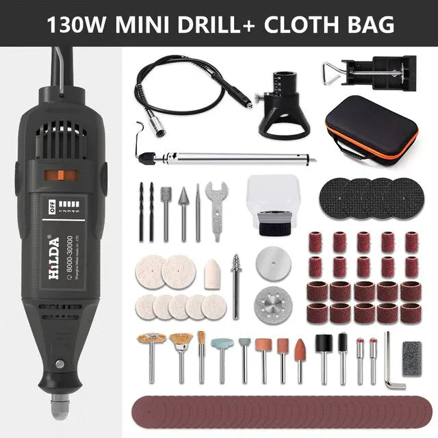 Electric Mini Drill Grinder Engraving Pen Mini Drill Electric Rotary Tool Grinding Machine Accessories