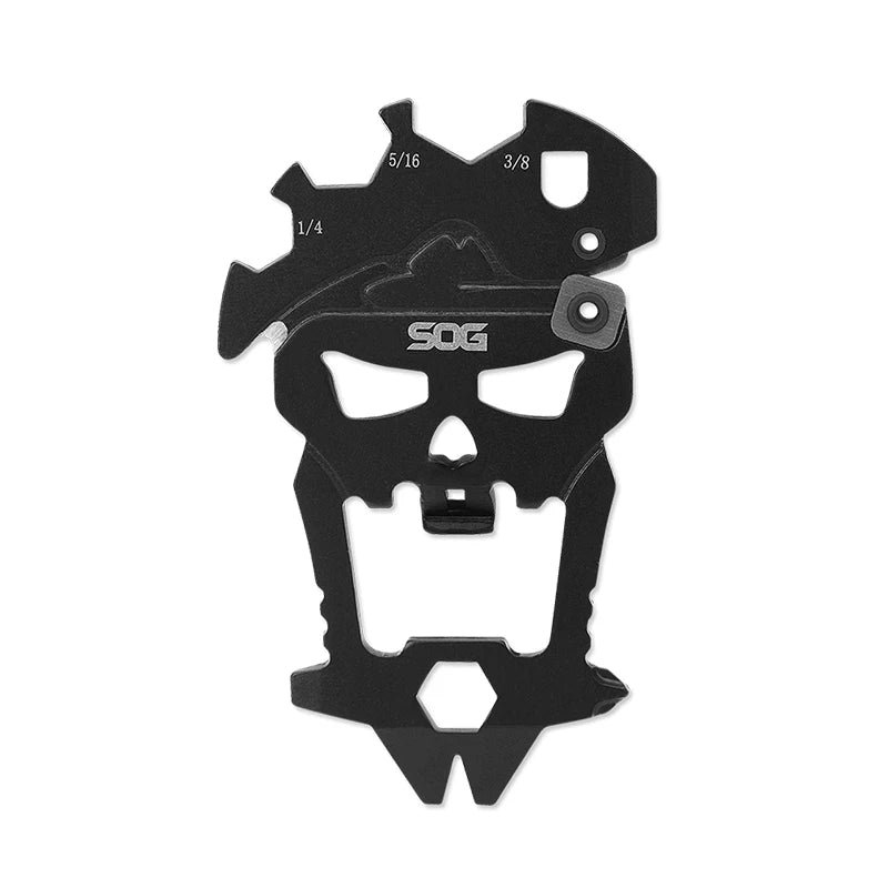 SOG MacV Multi-tool Mini Keychain Skull Wrench EDC Multifunctional Tools Portable Outdoor Camping Survival Bottle Opener SM1001