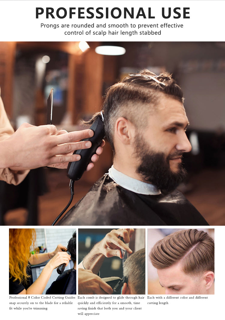 Professional Hair Clipper Limit Guide Comb For Wahl Trimmer Universal Cutting Guide Comb Haircut Tools Hair Clipper Limit Comb