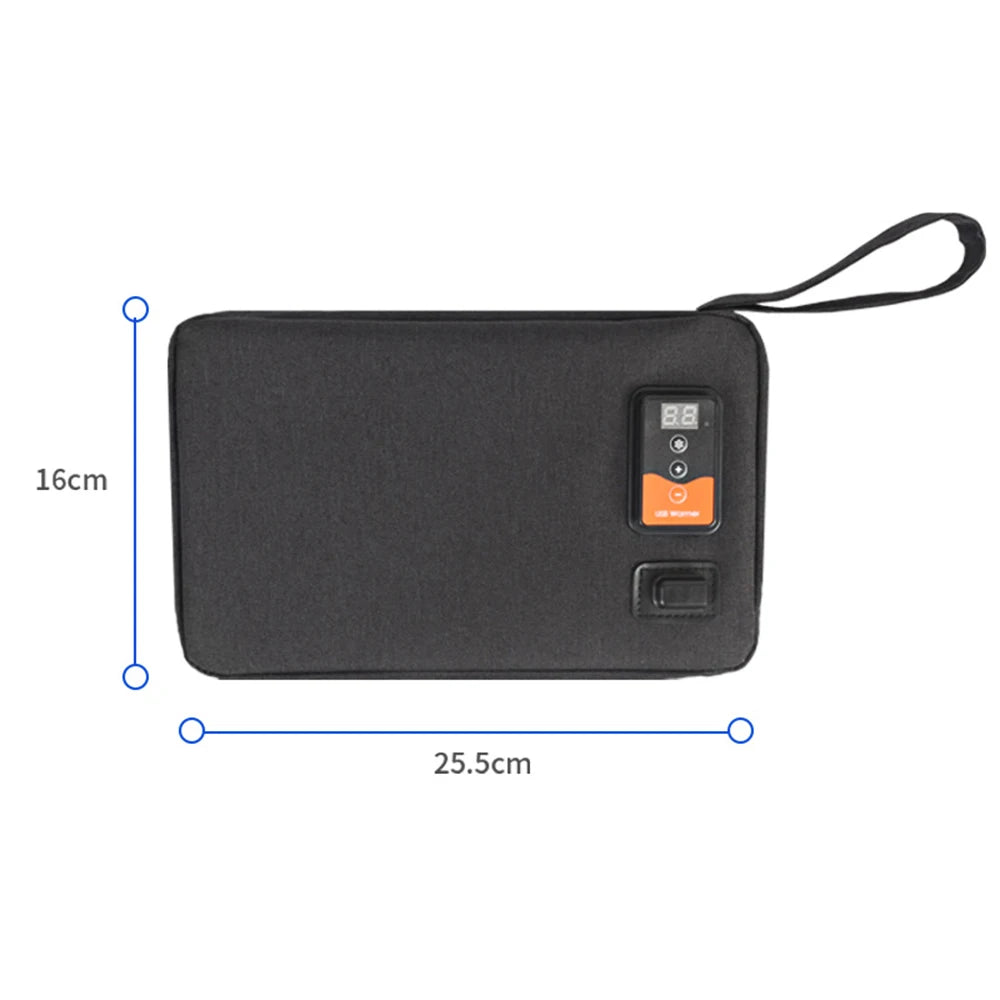 Baby Wet Wipe Warmer Portable USB Wipes Heater Large Capacity Baby Wipes Heater with 30℃ to 60℃ Adjustable Temperature