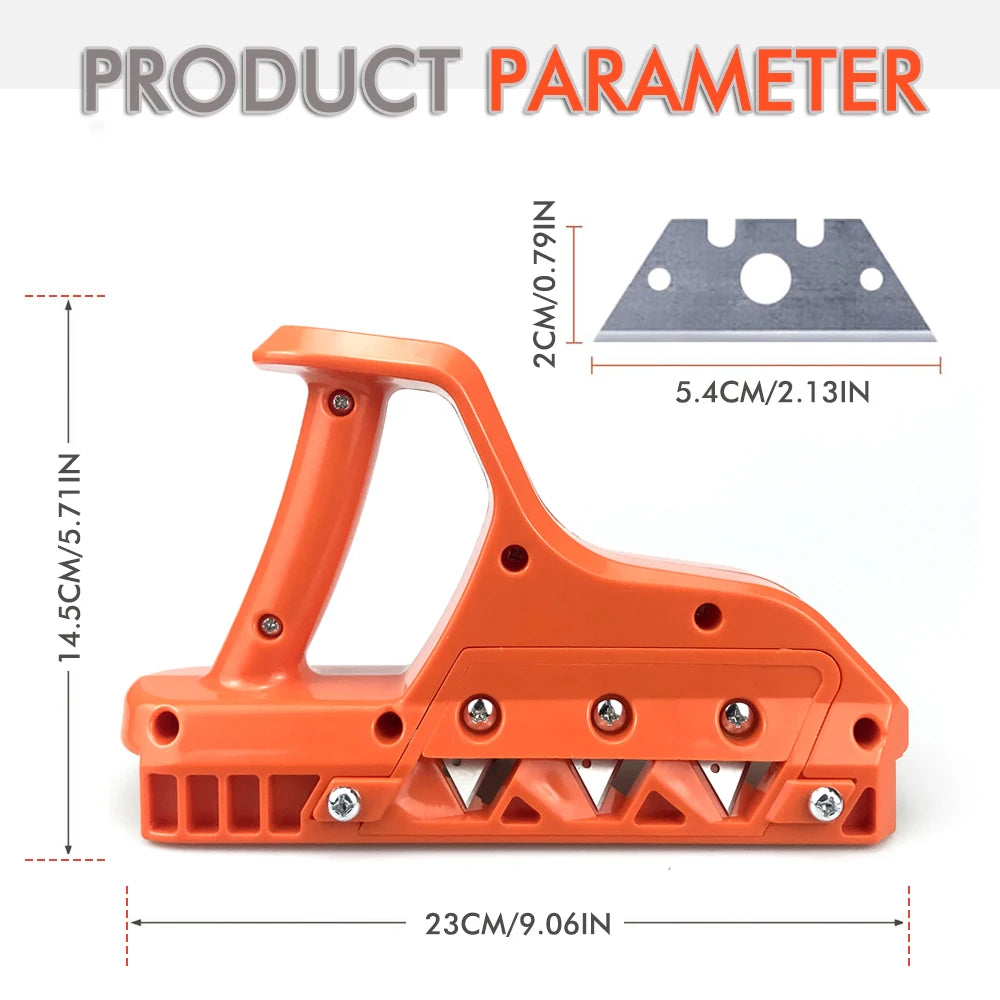 Plasterboard Quick Cutter Gypsum Board Hand Plane Drywall Edge Chamfer Woodworking Cutting Tool 45 ° 60 ° Trimmer Hand Tool
