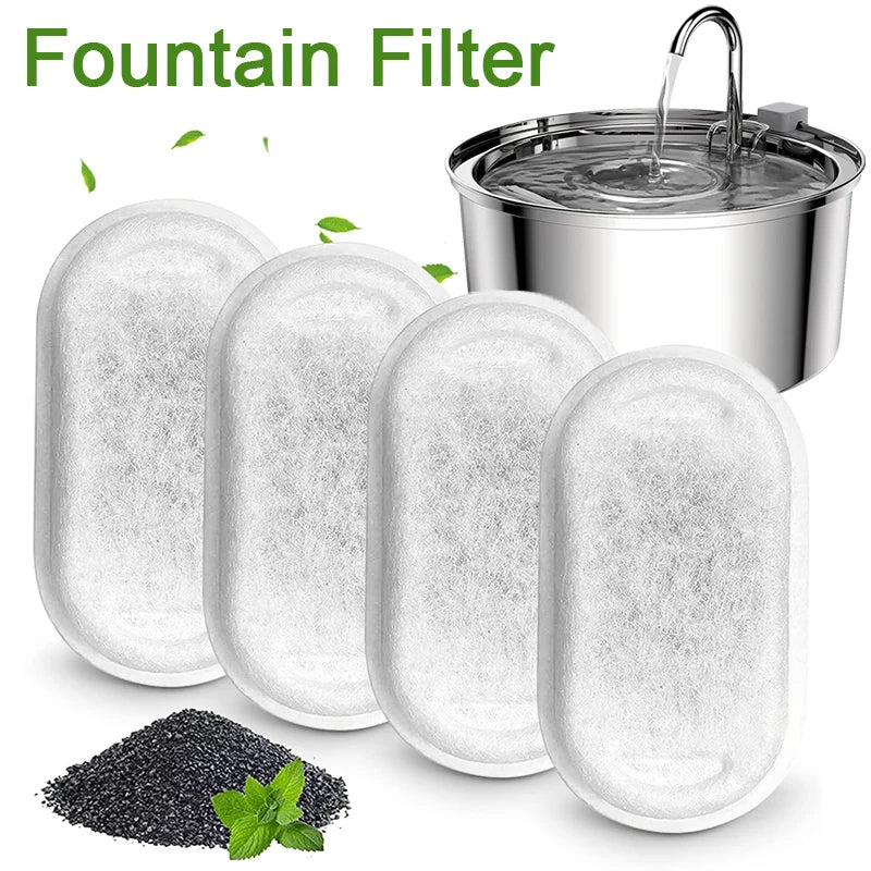 Filter Element Replaced Activated Carbon Filter For Cat Water Fountain Replacement Filters Cat Fountain Accessories