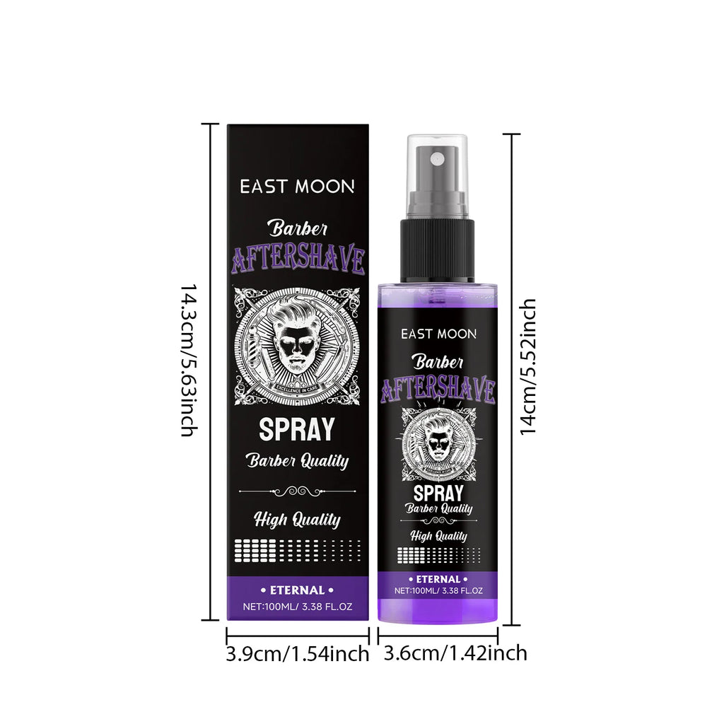 East Moon Sandalwood Aftershave Nourish Oil Spray Deep Moisturizing Hydrate Groomed Repair Dry Soothing Damaged Beard Care Serum