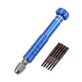Watch Repair Screwdriver Handle 5 in 1 Alloy Magnetic Disassemble Open Repair Screwdriver Tool Set for Cell Phones Eletronic Dev