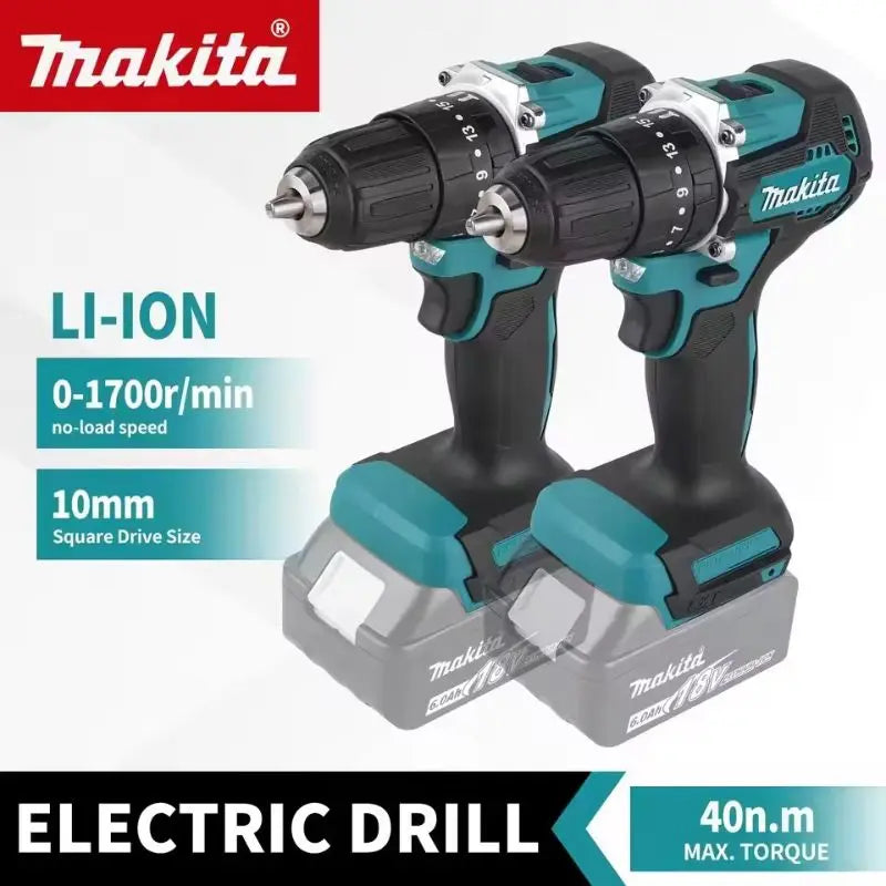 100% Brand New Original Makita DDF487 Cordless Driver Drill Brushless Electric Impact Screwdriver 18V Rechargeable Power Tool