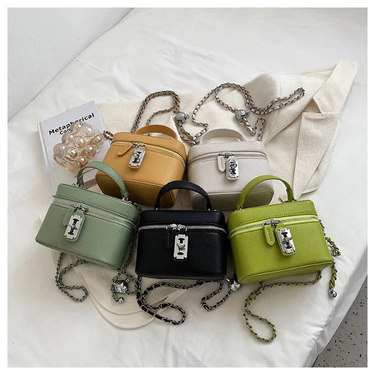 Fashionable Chain Strap  Square Bag for Women Summer New Style Handbag High Quality Crossbody Bag Stylish Trendy Small Bag