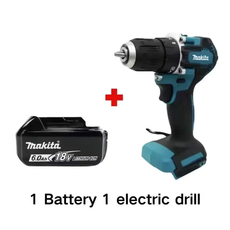 100% Brand New Original Makita DDF487 Cordless Driver Drill Brushless Electric Impact Screwdriver 18V Rechargeable Power Tool