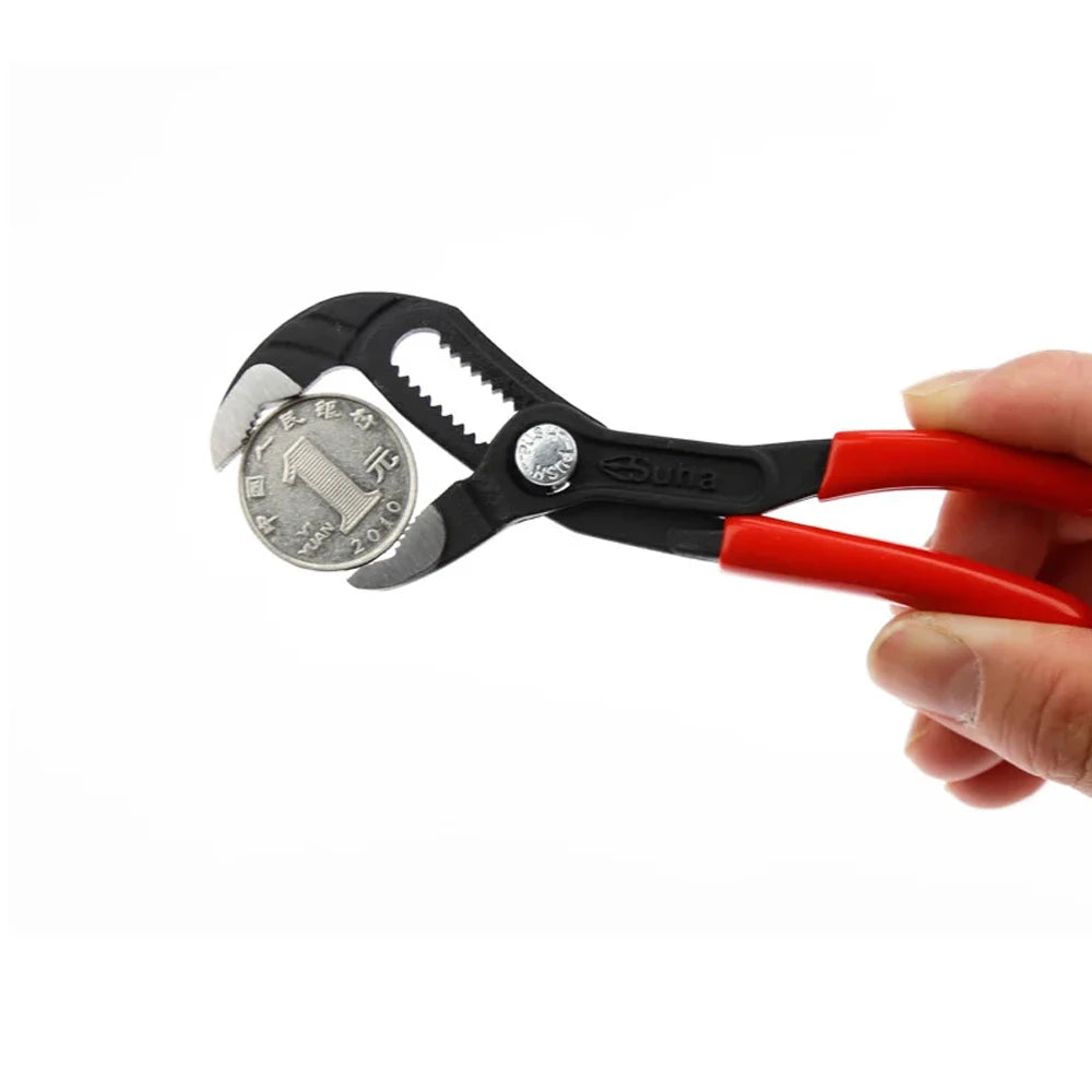 Pintudy Portable 5inch Mini Adjustable Stenciled Crescent Wrench Small Pipe Pliers Multi Functional Shifting Spanner Pump Clamp