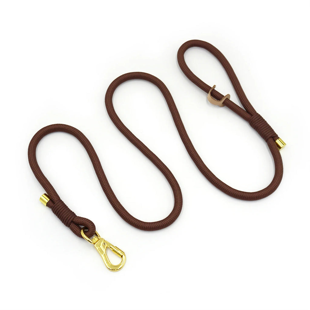 Coffee PU Leather Collar and Leash for Dogs Personalized Dog Collar for Small Medium Large Dogs Adjustable Necklace for Yorkies