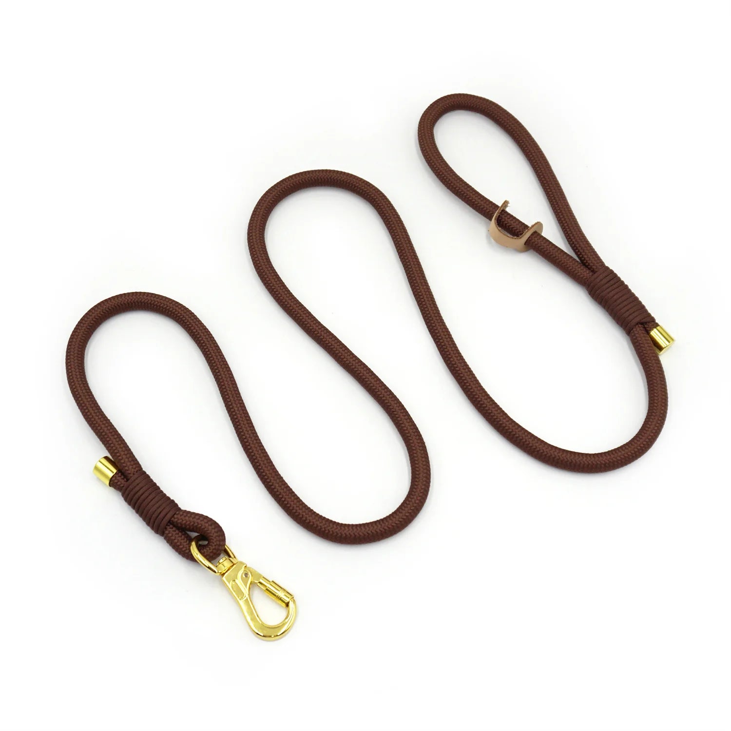 Coffee PU Leather Collar and Leash for Dogs Personalized Dog Collar for Small Medium Large Dogs Adjustable Necklace for Yorkies