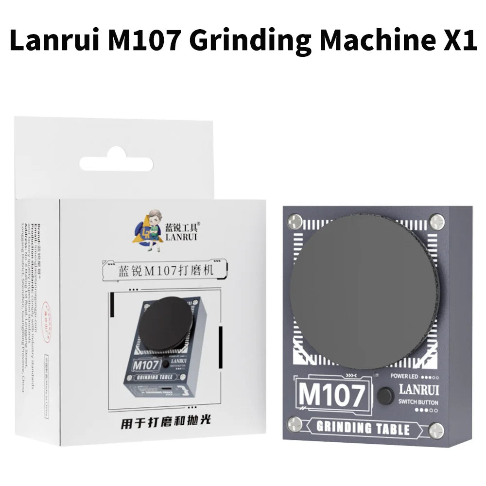 Lanrui M107 Grinding Machine for Mobile Phone Repair Tweezers Cutting Heads Blade Repair Tool Grinder Tool Grinding Machine