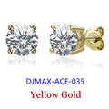 Premium 0.5-2ct Moissanite Diamond Stud Earrings for Women Orginal 925 Sterling Silver Screw Back Women Moissanite Earring 2026