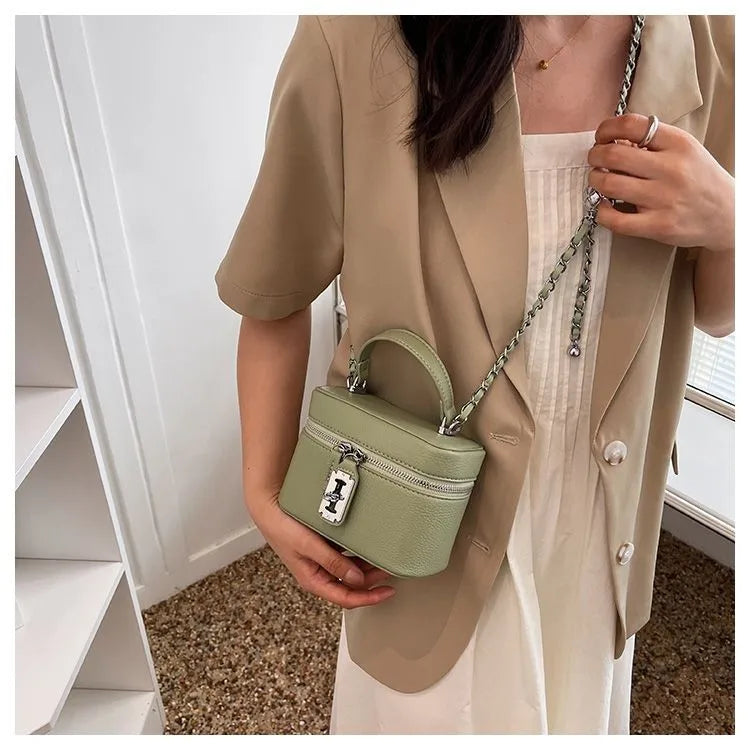 Fashionable Chain Strap  Square Bag for Women Summer New Style Handbag High Quality Crossbody Bag Stylish Trendy Small Bag