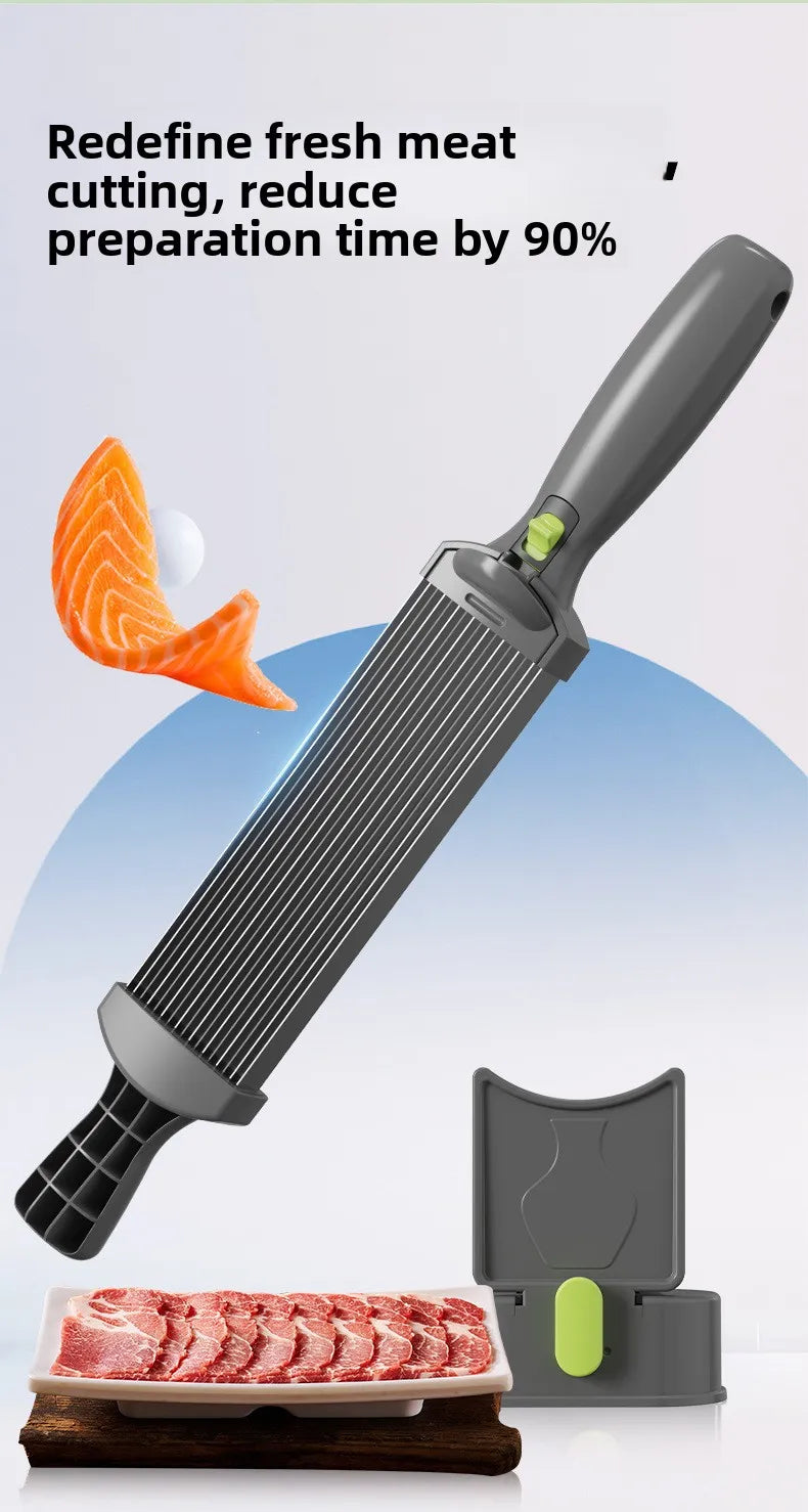 Stainless Steel Multifunctional Cutter for Home Kitchen Slices Thin Meat Diced  Meat Strips Kitchen Meat Cutting Tool