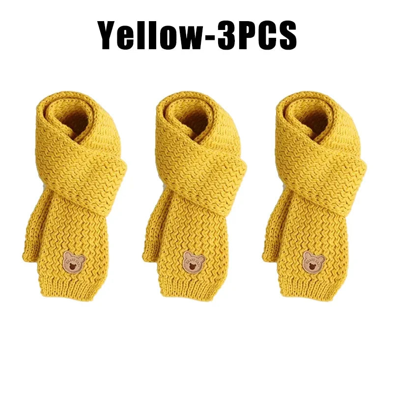 Kids Scarf Boys Girls Baby Winter Warm Scarf Women Knit Shawl Scarf Children Neck Collar Keep Warm Accessories Cheap Parent