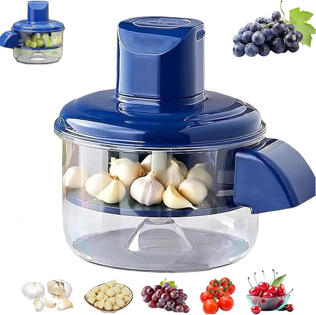 Upgrade 2-in-1 Automatic Grape Peeler Machine, Electric Garlic and Cherry Tomato Peeler, Cordless Fruit Skin Remover for Small P