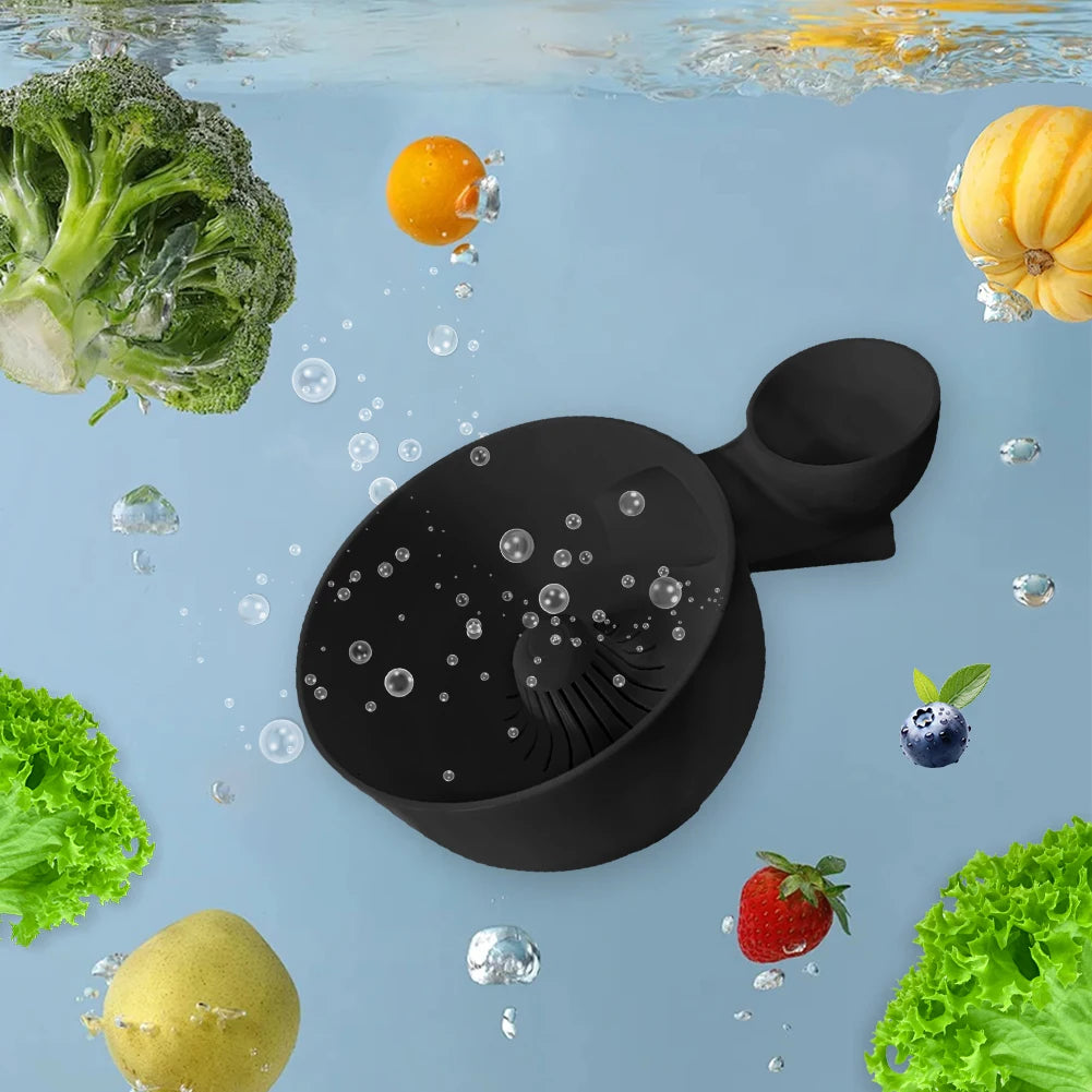 Fruit Washer Basket 4-in-1 Fruit Washing Basket Automatic Fruit Vegetable Washer With Drain Strainer For Kitchen For Quick
