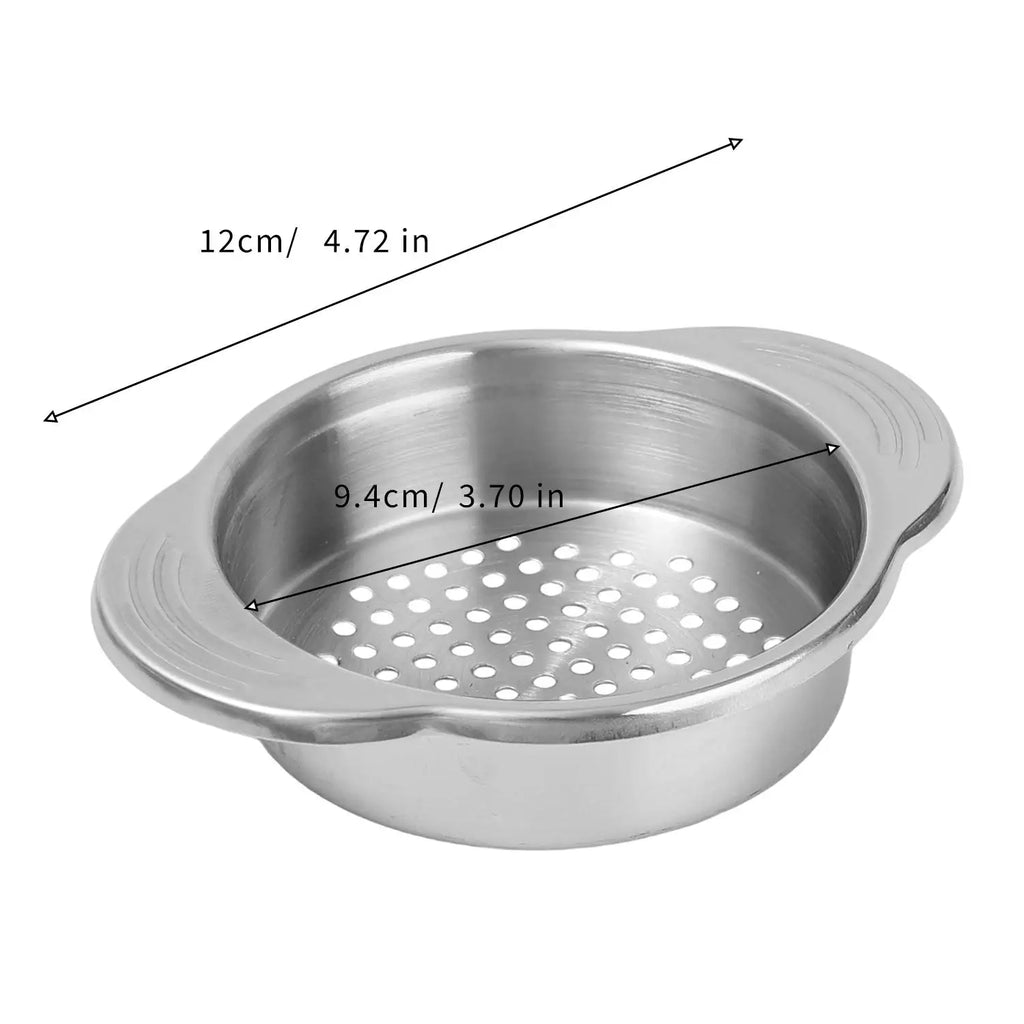 Can Strainer Stainless Steel Food Drainer Double Handle Compact Kitchen Gadget for Tuna Beans Vegetable Quick Drain Tool Durable