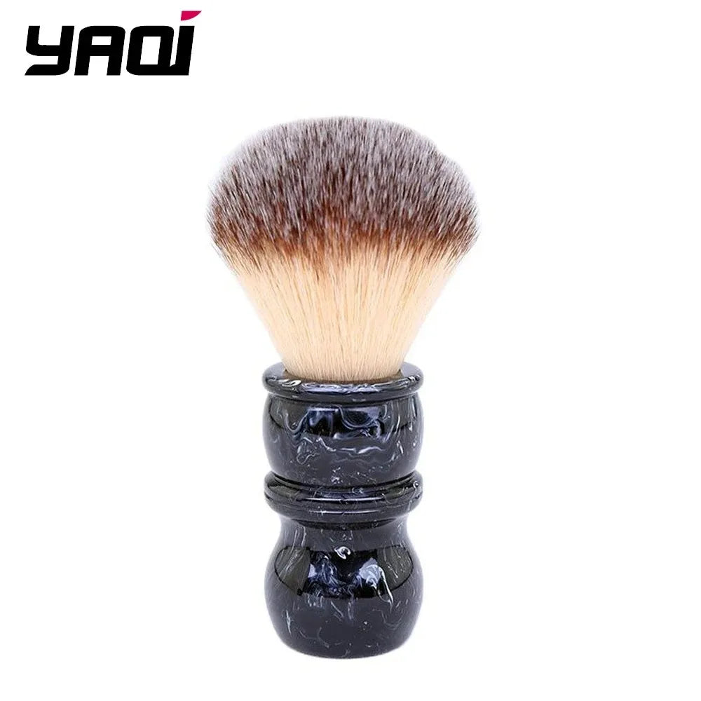 Yaqi Shaving Brush 24MM Men's Resin Handle Nylon For Men Clearance Beard Professional Barber Face Cleaning Shaving Brush Tool