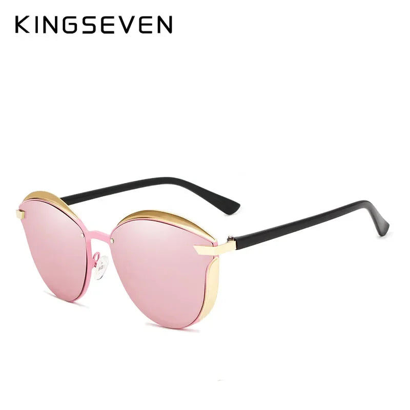KINGSEVEN Cat Eye Polarized Sunglasses Women Luxury Ladies Fashion High Quality Driving Glasses Antu-UV400 Protection Eyewear