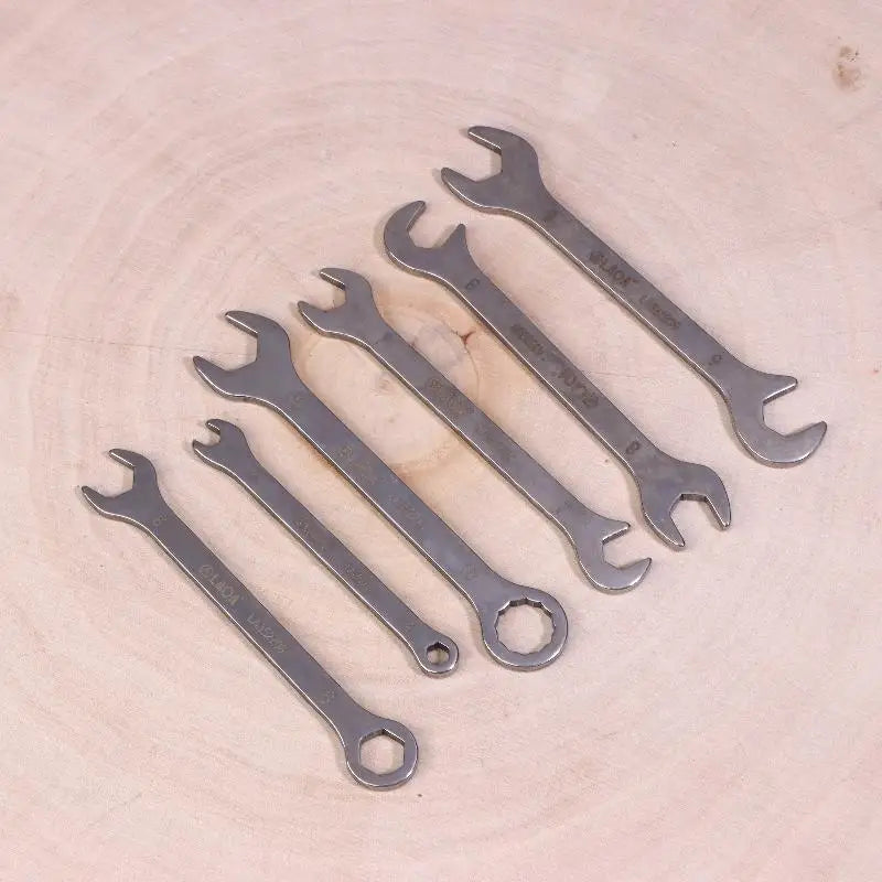 1/8/10Pcs Mini Thin Stainless Steel Double Open-end Wrench 5-11mm Dual-purpose Wrench For Repair Hand Tool Accessory