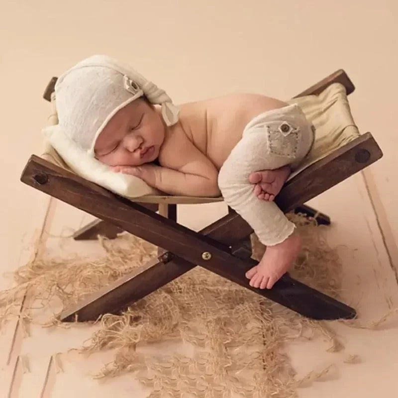 Folding Recliner Multifunctional Sofa Colorful Retro Deck Chair Newborn Baby Photography Props For Studio Shooting Scene Supply