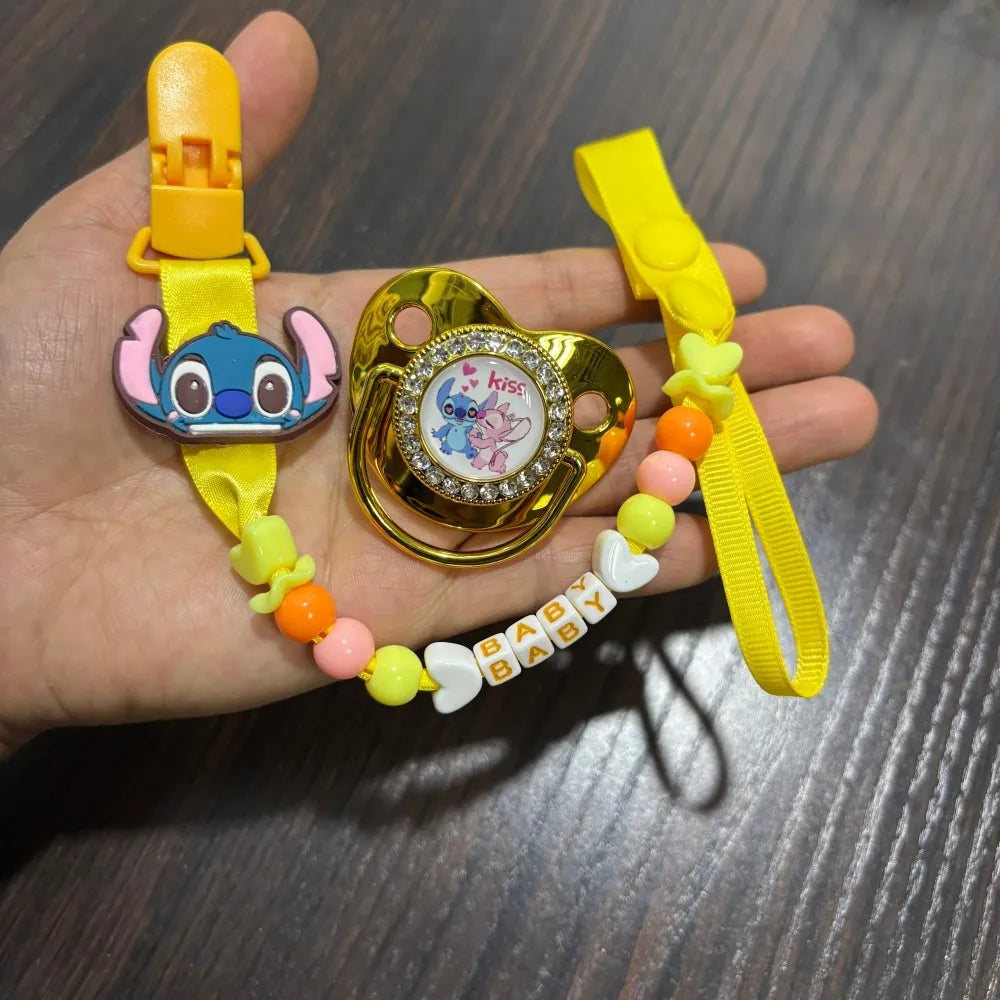 Chewing nipple clip  cute pacifier holder & baby pacifier clip Newborn pacifier feeding gift suitable for babies aged 0 - 8M