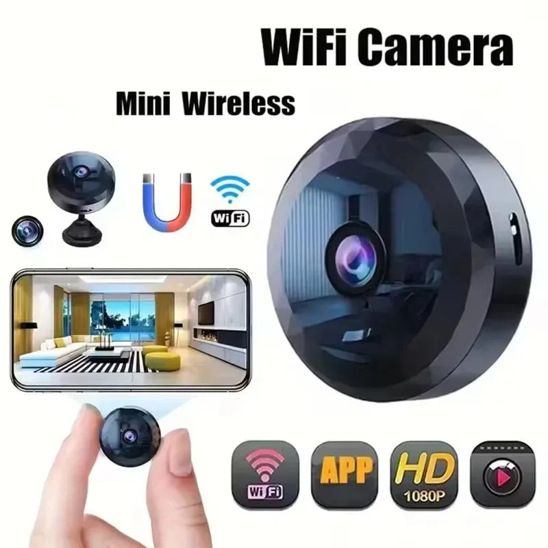 Baby Monitor 1080P HD Mini WiFi Camera Indoor Safety Security Surveillance Camcorder IP Cam Audio Video Recorder