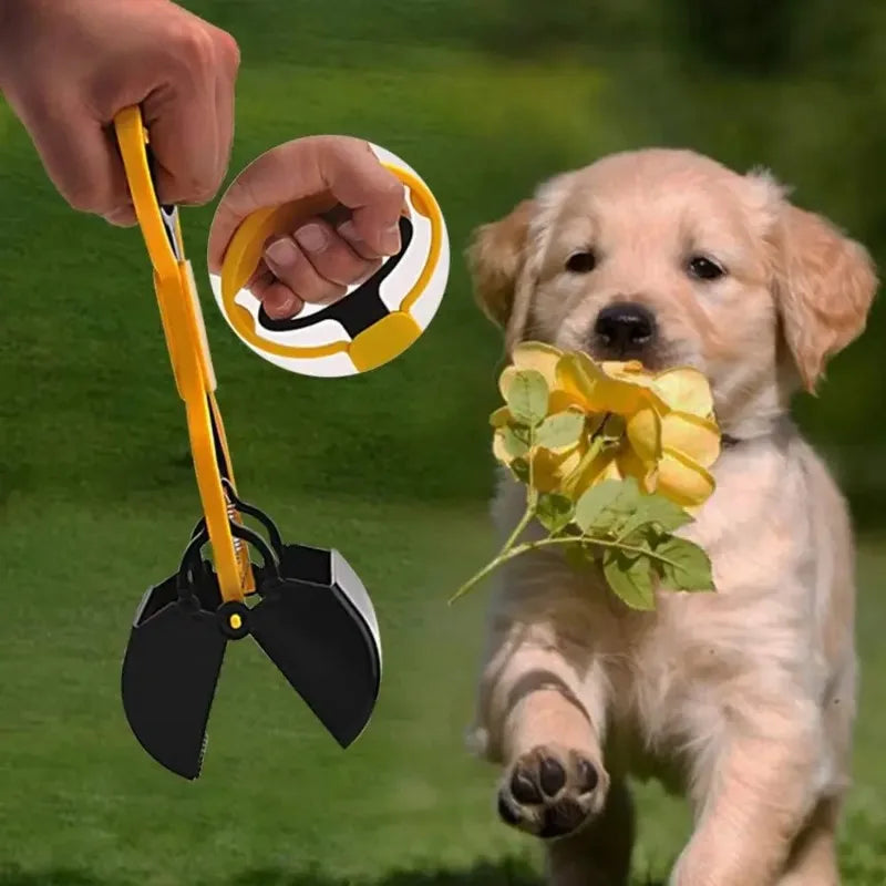 Dog Poop Bags Holder Picker Scooper Dog Waste Clean Up Poop Cleaner Claw Grabber for Dogs Puppy Outdoor Walking Park Tools