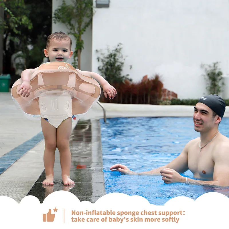 Swimbobo Baby Swimming Float With Canopy Inflatable Infant Floating Ring Kids Swim Pool Accessories Circle Bathing Summer Toys