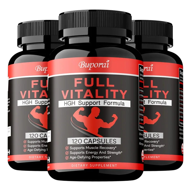 HGH Supplement for Men and Women - Human Growth Hormone Natural Support, Muscle Building, Muscle Growth, Post Workout Recovery