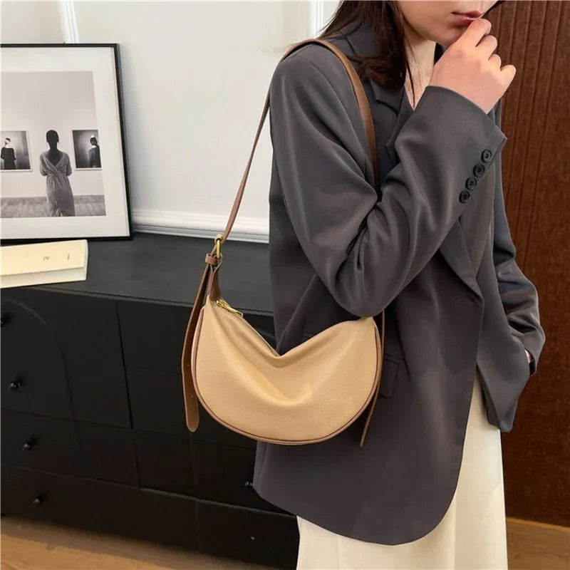Vintage Fashionable Diaper Bag Letter Logo Solid Color For Ladies Luxury Shopper Crossbody Famous Designer Bag