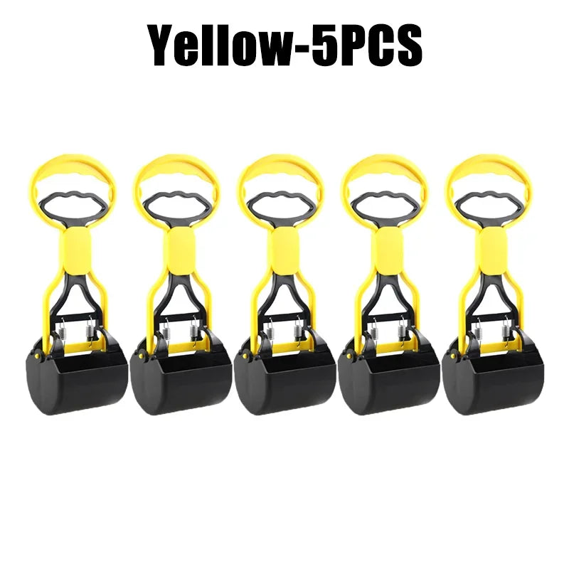 Dog Poop Bags Holder Picker Scooper Dog Waste Clean Up Poop Cleaner Claw Grabber for Dogs Puppy Outdoor Walking Park Tools